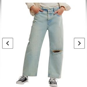 NWT Free People Deep Trance jeans in bleached out